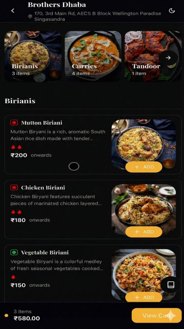 QR Code scanning experience